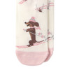 1 Paar Damen Socken mit Dackel-Motiv