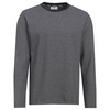 Herren Langarmshirt mit Streifen dunkelgrau