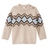 Baby Strickpullover mit Norwegermuster