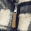 Baby Teddyjacke im Karo-Look