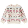 Baby Strickpullover mit Allover-Muster