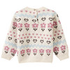 Baby Strickpullover mit Allover-Muster