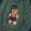 Jungen Strickpullover mit Hunde-Motiv