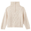 Jungen Strickpullover im Troyer-Style