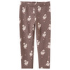 Baby Thermo-Leggings mit Schwan-Motiven