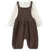 Newborn Set mit Langarmshirt und Latzhose