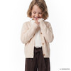 Mädchen Strickjacke mit Blumen-Applikation
