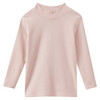 Mädchen Langarmshirt mit Rippstruktur rosa