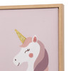 Wanddecoratie met eenhoornmotief