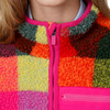 Damen Teddyjacke bunt kariert