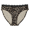 Damesslip met luipaardprint