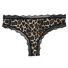 Damesstring met luipaardprint