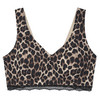 Naadloze bustier met luipaardprint