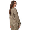 Damen Loungewear-Shirt im Leo-Look