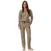 Damen Loungewear-Hose im Leo-Look