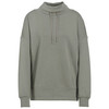 Damen Modal-Shirt mit Stehkragen oliv