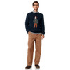 Herren Strickpullover mit Hunde-Motiv