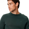 Herren Strickpullover mit kleiner Stickerei