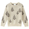 Jungen Strickpullover mit Tannen-Allover