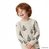 Jungen Strickpullover mit Tannen-Allover