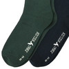 2 Paar Herren Socken mit Stickerei