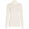 Damen Rollkragenpullover aus Feinstrick weiss
