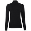 Damen Rollkragenpullover aus Feinstrick schwarz
