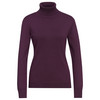 Damen Rollkragenpullover aus Feinstrick dunkelrot