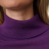 Damen Rollkragenpullover aus Feinstrick