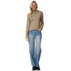 Damen Rollkragenpullover aus Feinstrick