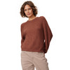 Damen Strickpullover mit Rippstruktur