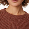 Damen Strickpullover mit Rippstruktur