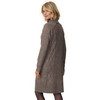 Damen Strickkleid mit Zopfmuster