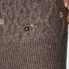 Damen Strickkleid mit Zopfmuster