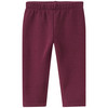 Effen thermische babylegging donkerrood