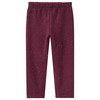Mädchen Thermo-Leggings mit Glitzer dunkelrot