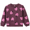 Mädchen Sweatshirt mit Allover-Print