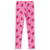 Mädchen Leggings mit Rippstrukur pink