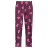 Mädchen Leggings mit Rippstrukur beere