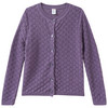 Mädchen Strickjacke mit Wabenstruktur