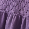 Mädchen Strickkleid mit Wabenstruktur