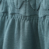 Mädchen Strickkleid mit Wabenstruktur