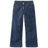 Mädchen Thermo-Jeans im Wide-Leg-Fit dunkelblau
