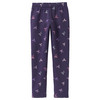 Thermische leggings voor meisjes donkerpaars