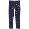 Thermische leggings voor meisjes donkerblauw