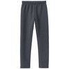 Effen thermische leggings voor meisjes donkergrijs