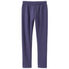 Effen thermische leggings voor meisjes donkerpaars