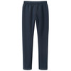 Effen thermische leggings voor meisjes donkerblauw