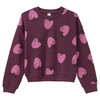 Mädchen Sweatshirt mit Allover-Print