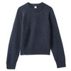 Mädchen Feinstrickpullover meliert dunkelblau